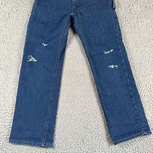 Dickies Denim Jeans Carpenter Pants Men 30x30 Skateboarding Workwear Blue Skater - Picture 5 of 16